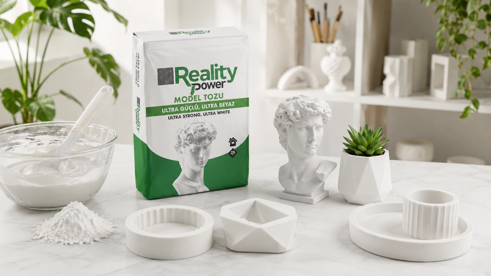Reality Yapı Hızlı Donan Model Tozu: Hobi Harcının Daha Güçlü ve Daha Pürüzsüz Hâli