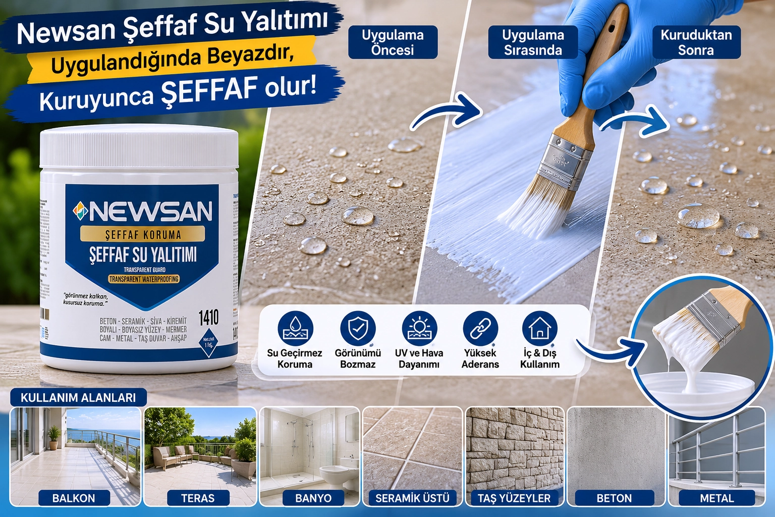 Şeffaf Su Yalıtımı Nedir? Kırmadan Su Yalıtımı Nasıl Yapılır?