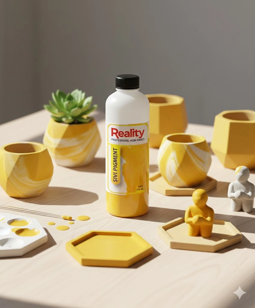 Beton Tasarımlarında Renk Devrimi: Reality Sıvı Pigment Kullanım Rehberi