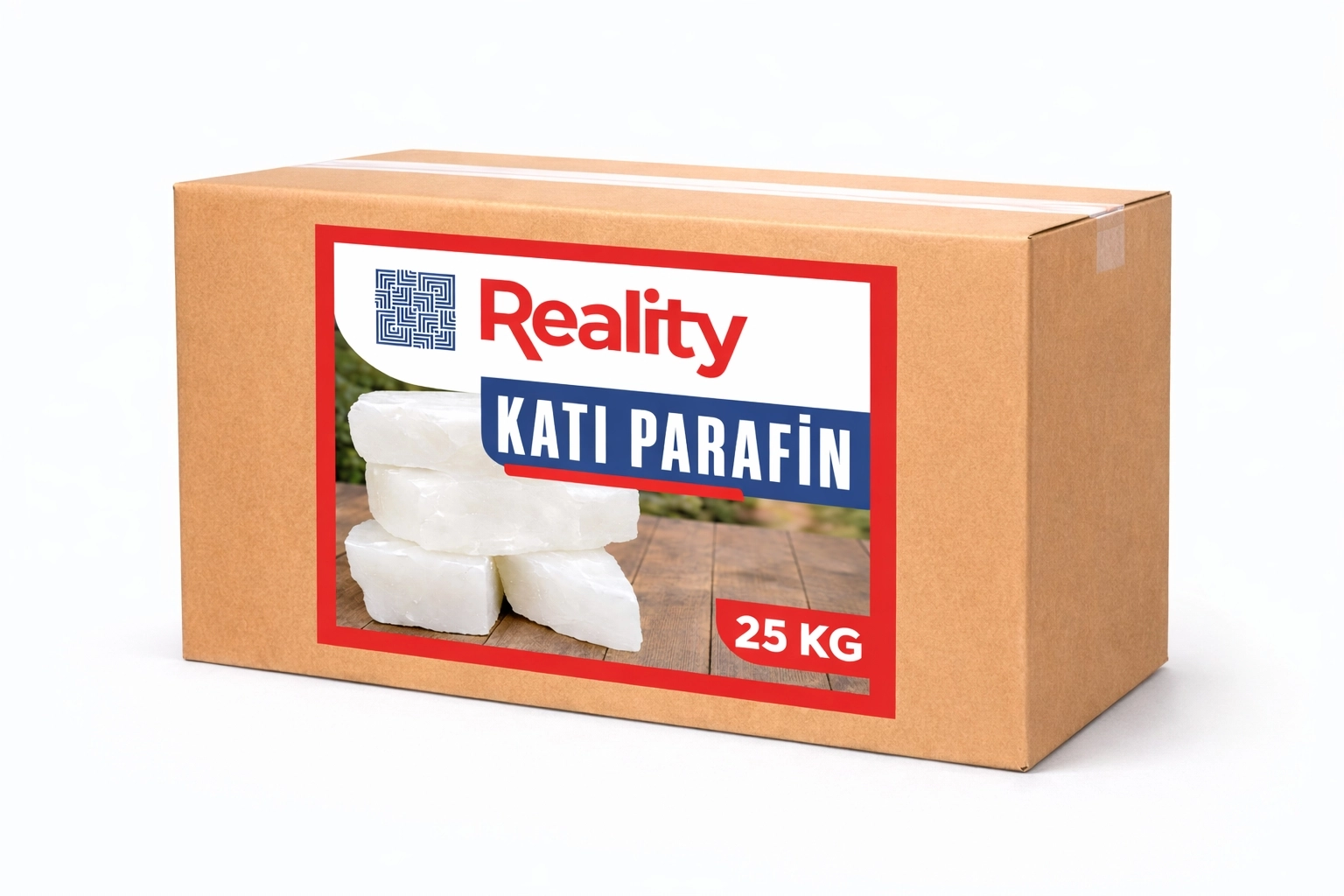 Reality Katı Parafin 25 KG – Profesyonel Mum Üretimi İçin Parafin