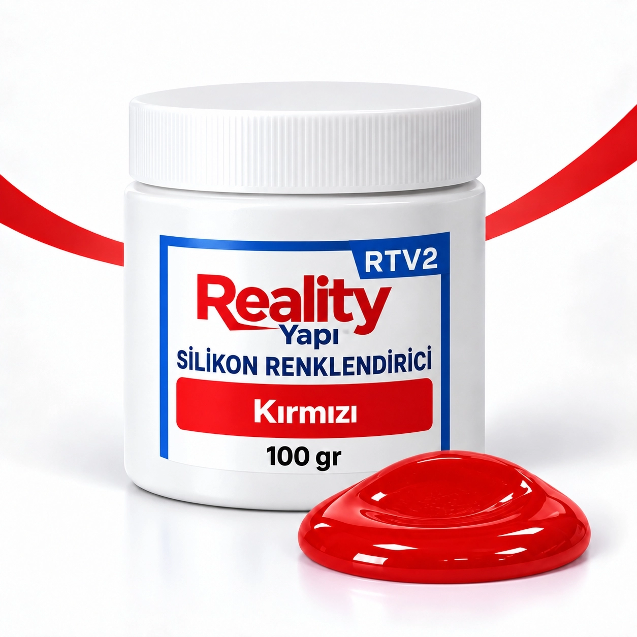 Rtv2 Renklendirici Pigment (Kırmızı) 100 Gr