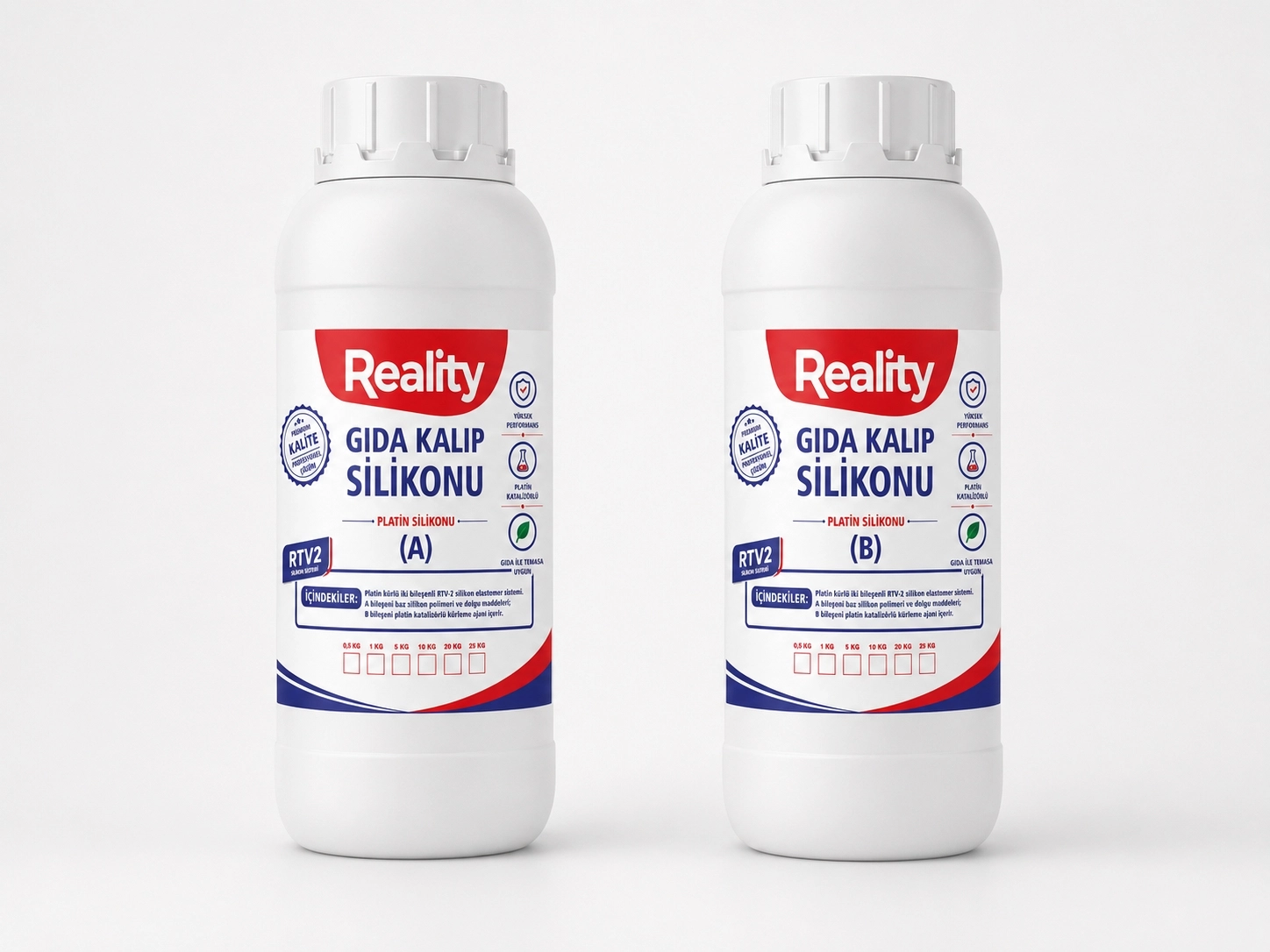 Gıda Kalıp Silikonu 10 Shore 1 kg Set