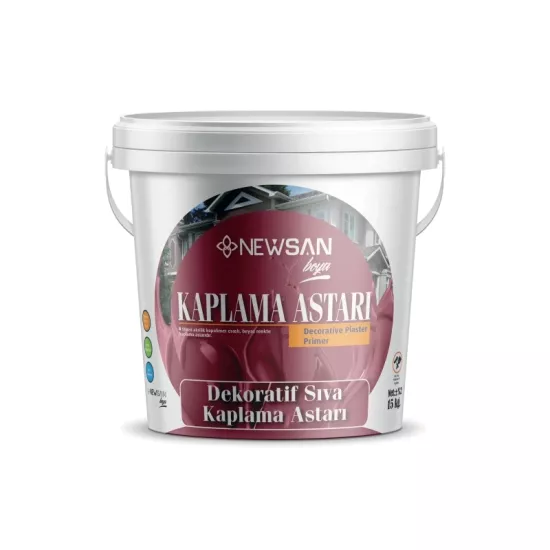 Dekoratif Sıva Kaplama Astarı 15 Kg | Yüksek Aderanslı Kaplama Astarı