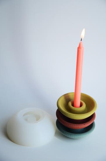 Şamdanlık Silikon Kalıp