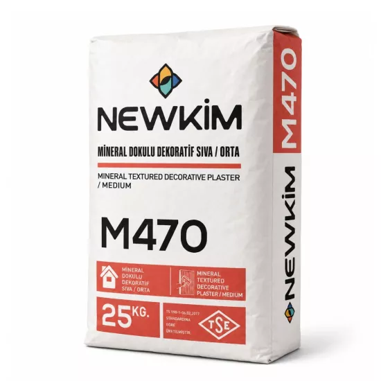 Newkim Mineral Dokulu Dekoratif Sıva - Orta