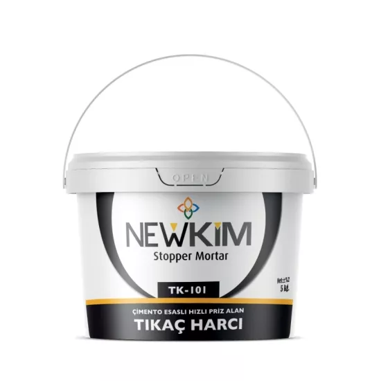 Hızlı Priz Alan Tıkaç Harcı TK-101  5 Kg | Su Sızıntılarına Hızlı Çözüm