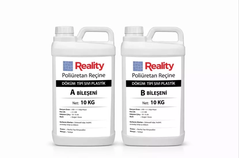 Poliüretan reçine 10 Kg + 10 Kg = 20 Kg set 