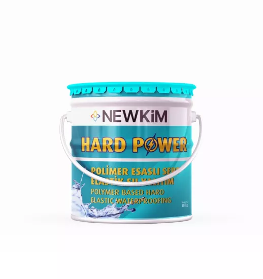 HARD POWER Polimer Esaslı Sert Elastik Su Yalıtımı 18 Kg | Parlak ve Dayanıklı Yalıtım
