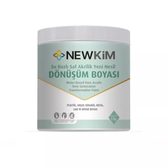 Newkim Dönüşüm Boyası 1 Kg | Çok Yüzeyli Su Bazlı Akrilik Boya
